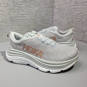 Hoka One Gaviota 5 Women's Size 8.5B Harbor Mist Rose Gold Running Shoes 1134235